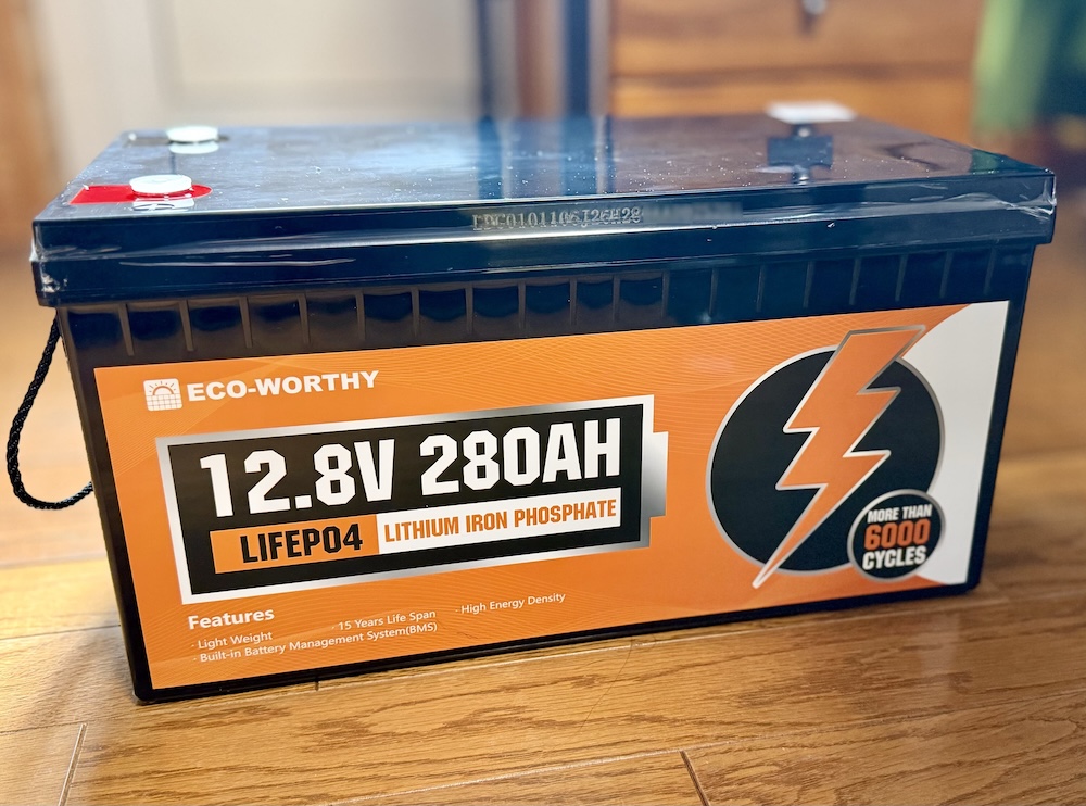 ECO-WORTHY 280AH リン酸鉄リチウムバッテリー